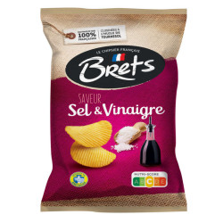 Bret's Chips Saveur Sel et Vinaigre 125g