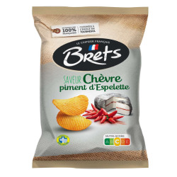 Bret's Chips Saveur Chèvre et Piment d’Espelette 125g