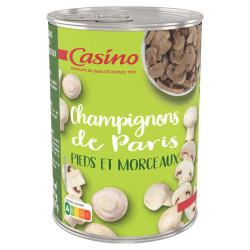 Casino Champignons de paris - Pieds et morceaux - 230g