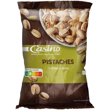 Casino Pistaches grillées - Salées - 125g