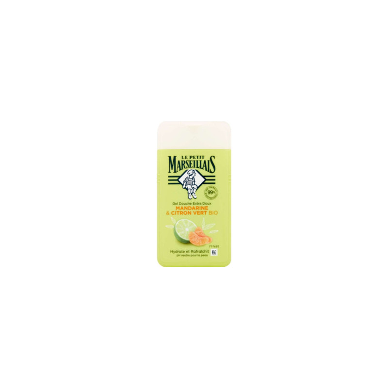 LE PETIT MARSEILLAIS Gel douche extra doux mandarine et citron Bio - 250ml