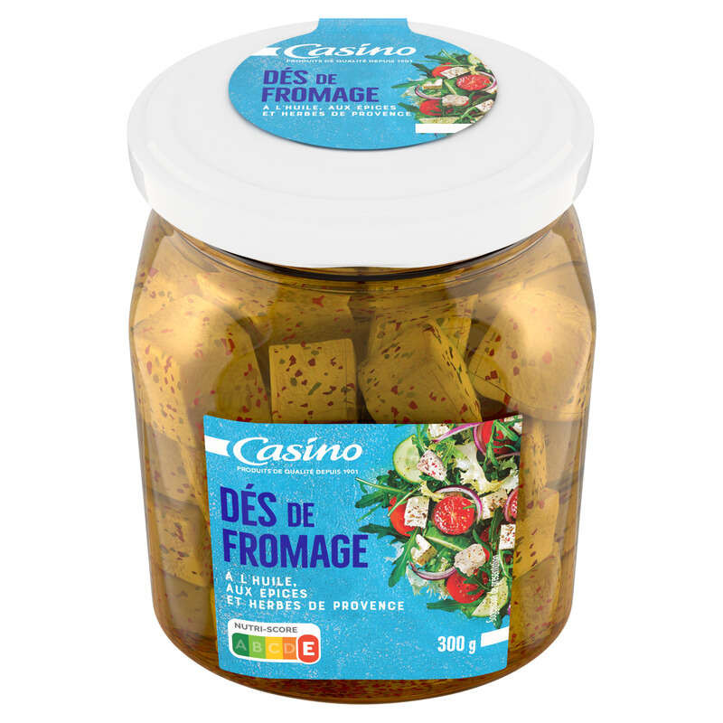 CASINO Casino Dés de fromage - 300g
