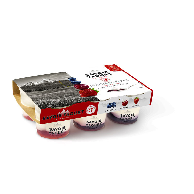 SAVOIE YAOURT Yaourt des Alpes aux Fruits Rouges - 6x125g