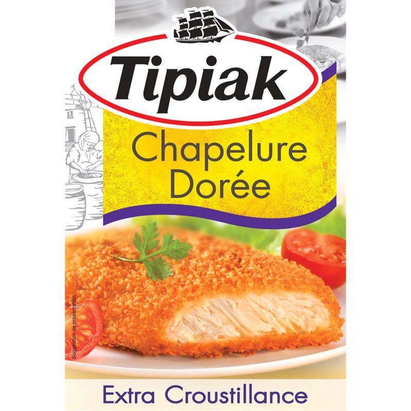 TIPIAK Chapelure dorée - 250g