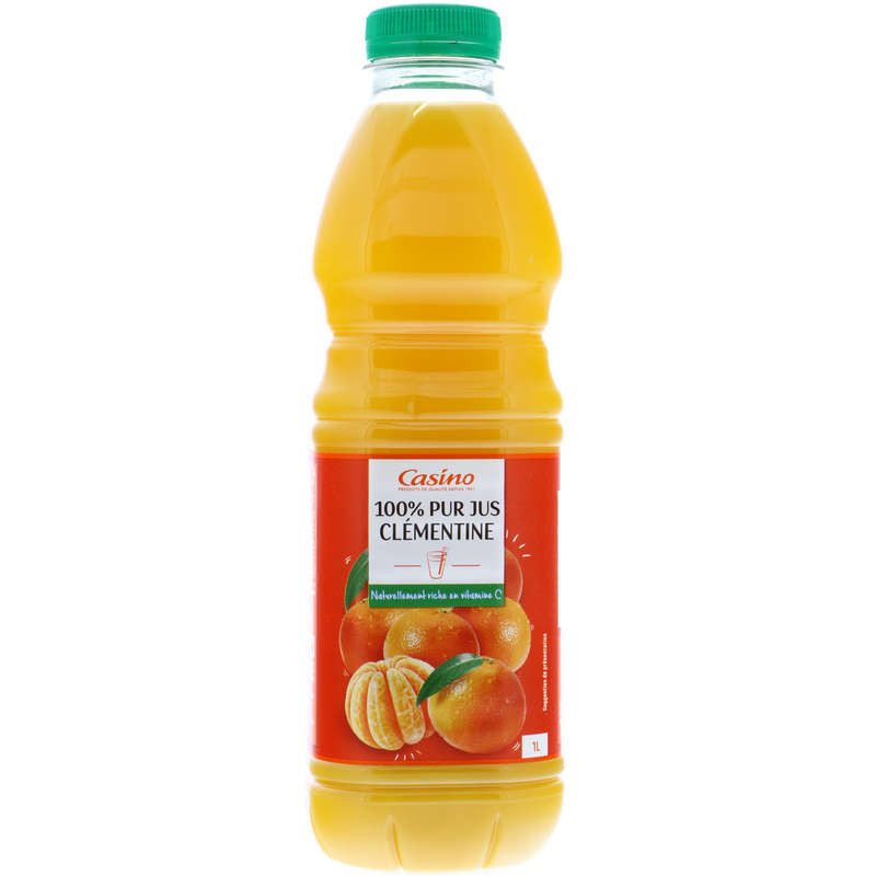 CASINO Pur Jus Clémentine - 1L