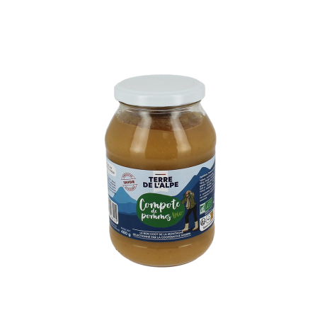 TERRE DE L'ALPE Compote de Savoie Pomme Bio