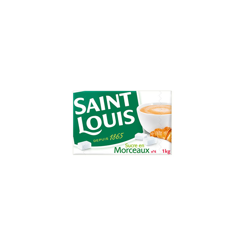 SAINT LOUIS Sucre blanc en morceaux - 1Kg