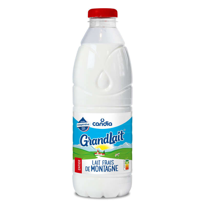 CANDIA Lait Frais entier Grandlait - 1L
