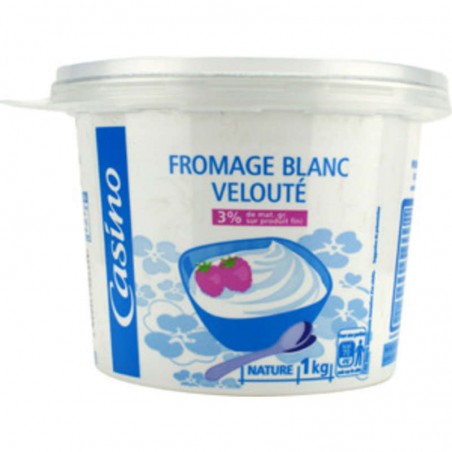 Fromage blanc velouté 2.8%Mg - 1kg