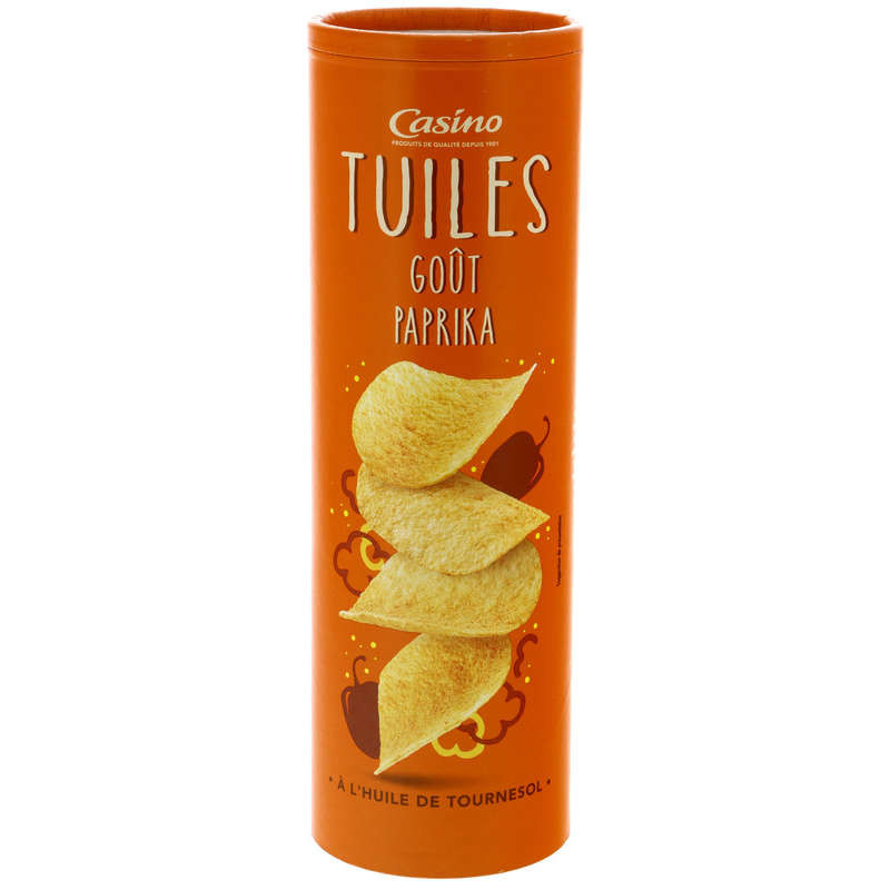 CASINO Tuiles goût Paprika - 170g