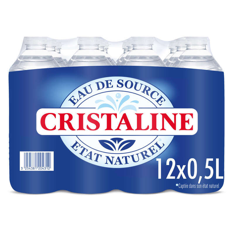 CRISTALINE Eau De Source - 12x50cl