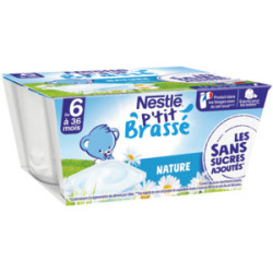 NESTLÉ P'tit brassé nature - 4x90g