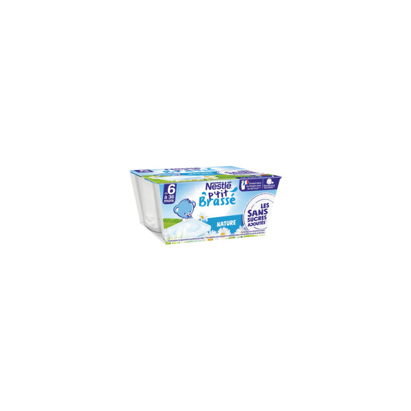 NESTLÉ P'tit brassé nature - 4x90g