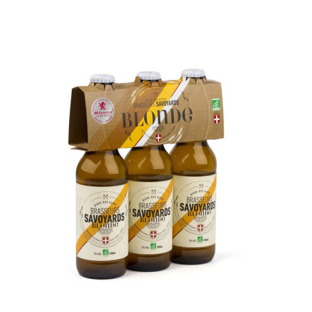 Bière Blonde 5° Bio - 3x33cl