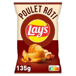 LAY'S Chips saveur poulet - 135g