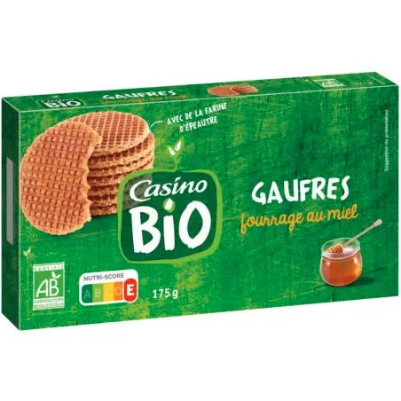 Gaufres Au Miel Bio - 175g