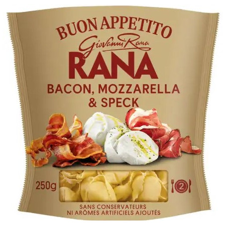 Rana Tortellini Bacon Mozzarella & Speck - 250g