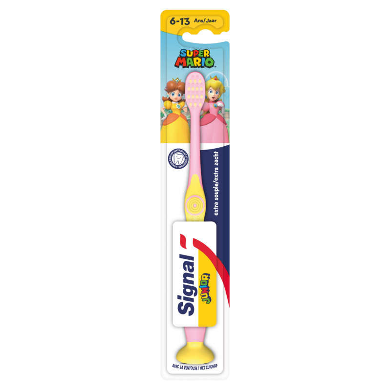 SIGNAL Brosse à Dents Mario Junior 6-13 ans - x1