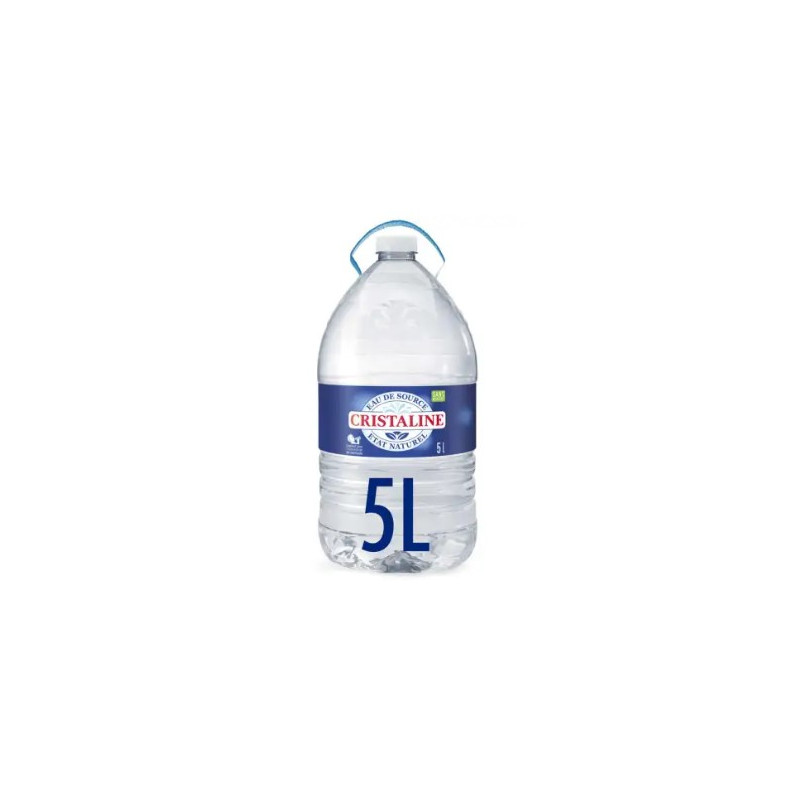 CRISTALINE Eau de source - 5L