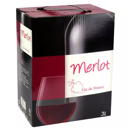 Merlot Rouge Pays d'Oc Bag - 3L