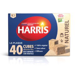 HARRIS Cubes Allume-Feu 100% Naturels - x40