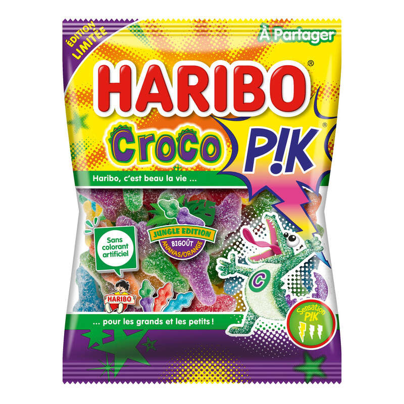 HARIBO Bonbons Croco Pik - 275g