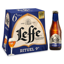 LEFFE Bière Blonde Rituel 9° - 6x25cl