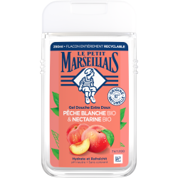 LE PETIT MARSEILLAIS Gel Douche Pêche nectarine Bio - 250ml