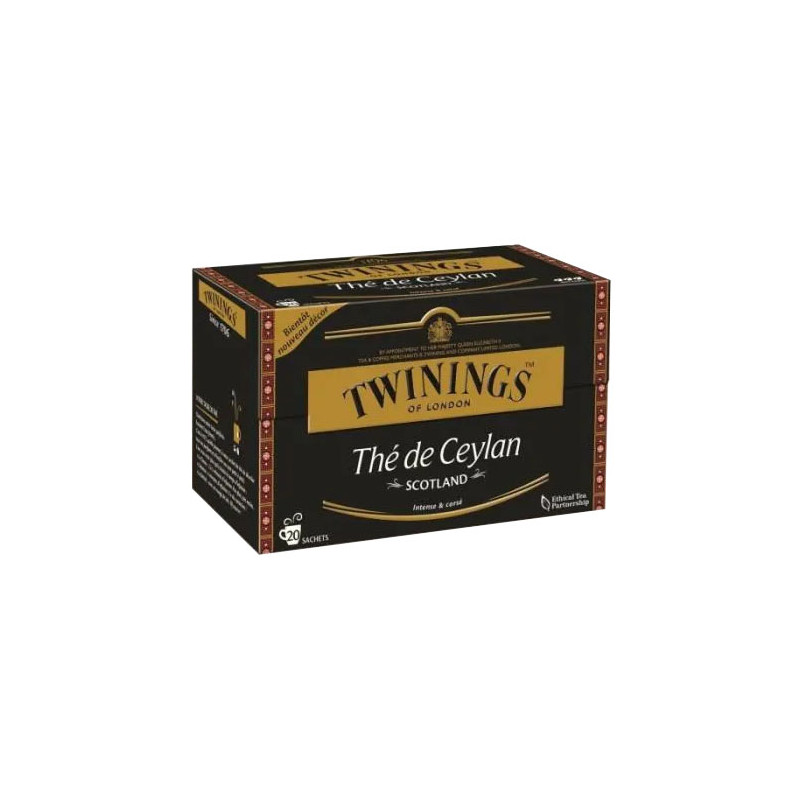 TWININGS Thé de Ceylan Scotland 40 sachets - 40g