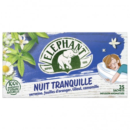 Infusion Nuit tranquille 25 sachets - 38g