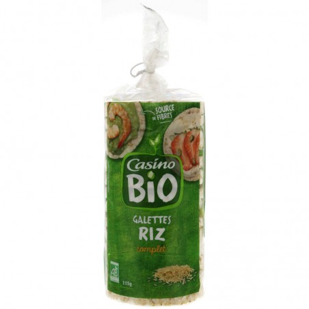 Galettes de riz complet Bio - 115g