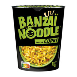 LUSTUCRU Banzaï noodle saveur curry - 67g