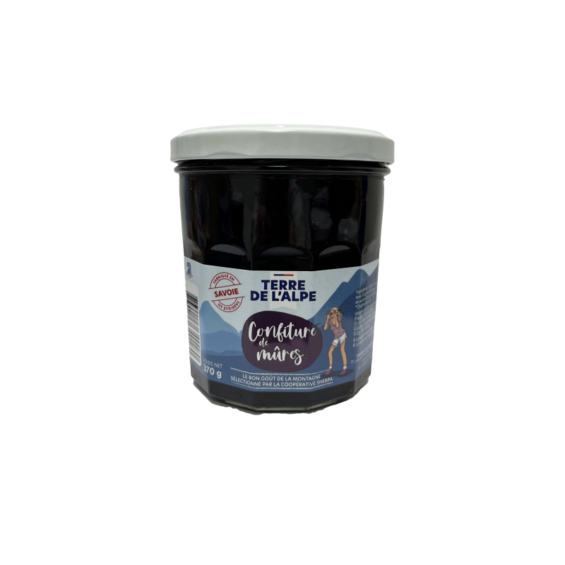 TERRE DE L'ALPE Confiture de Mûres  - 370g