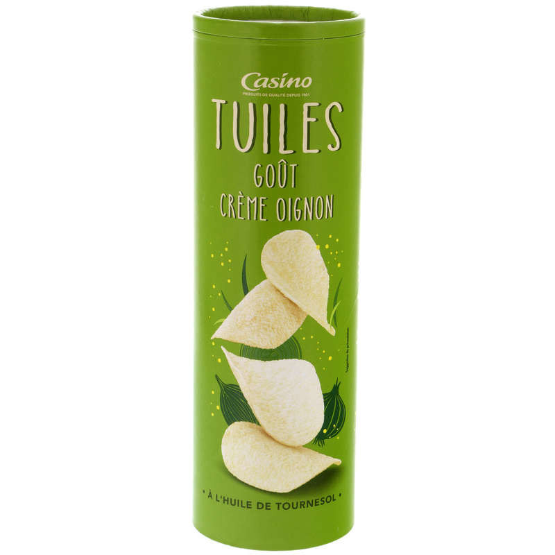 CASINO Tuiles goût Crème Oignon - 170g