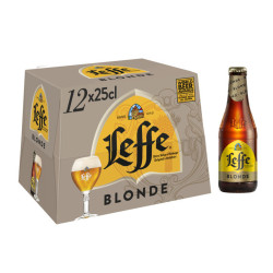LEFFE Bière blonde 6.6° - 12x25cl