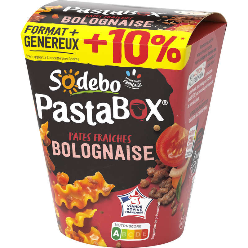 SODEBO Pasta Box bolognaise - 330g