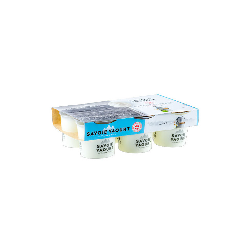 SAVOIE YAOURT Yaourt brassé nature - 6x125g