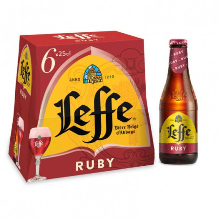 Bière Ruby 5° - 6x25cl