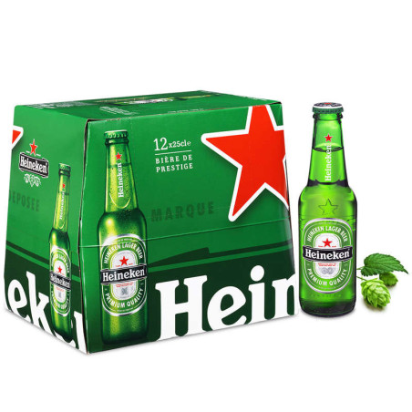 Bière Heineken 5° - 12x25cl