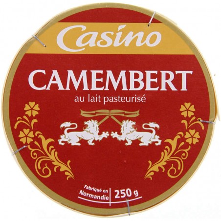 Camembert au lait pasteurisé - 250g
