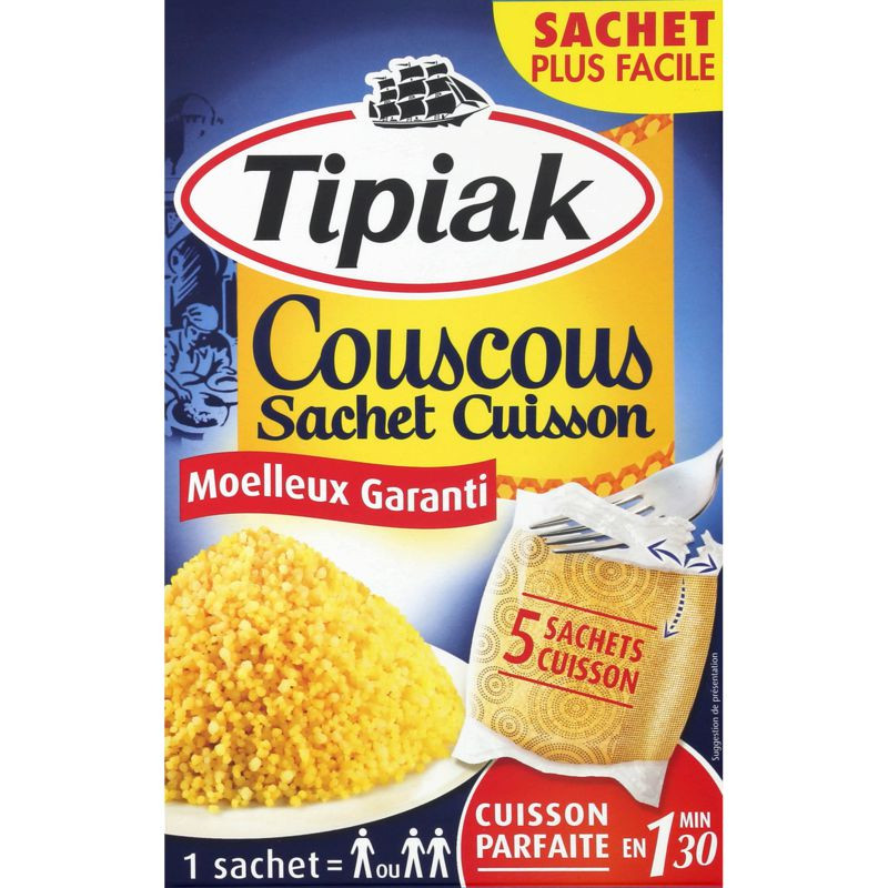 TIPIAK Couscous Sachet Cuisson - 500g