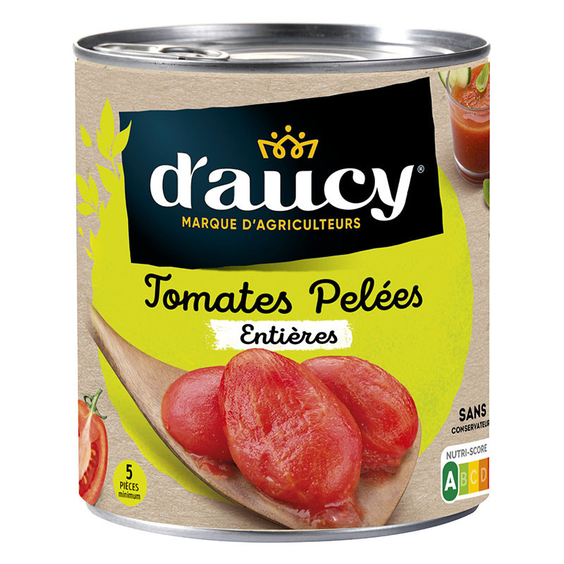DAUCY Tomates pelées - 476g