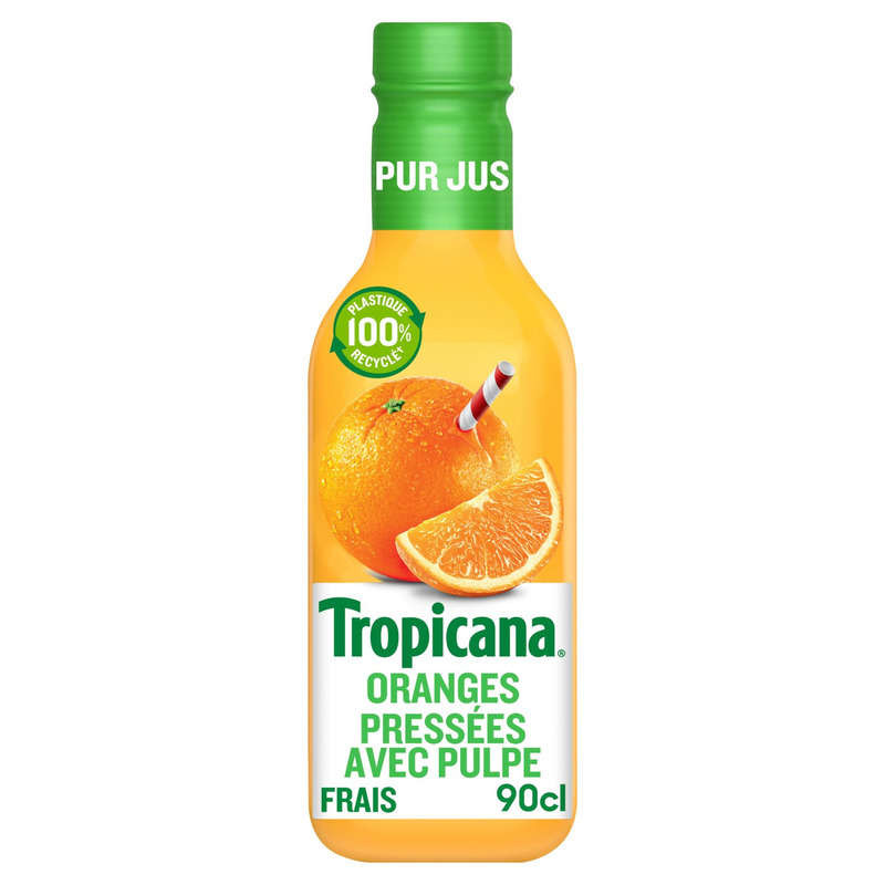TROPICANA Jus Orange Avec Pulpe - 90cl