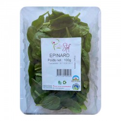 Salade jeunes pousses épinard - FRANCE Cat1 - 100g 100g