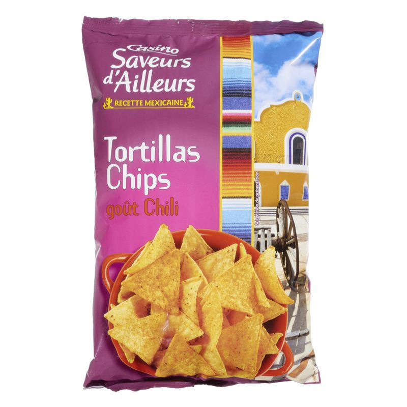 CASINO Tortillas chips gout fromage - 150g