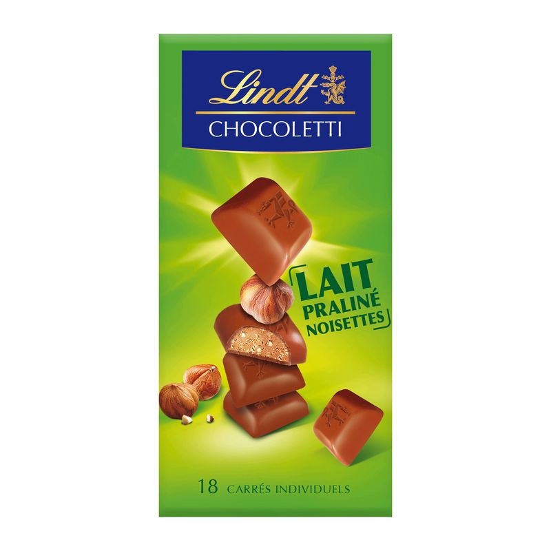 LINDT Chocoletti Lait Noisette - 100g