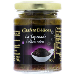 CASINO DÉLICES Tapenade d'olives noires - 90g