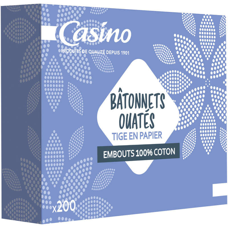 CASINO Coton tige papier boite - 200g