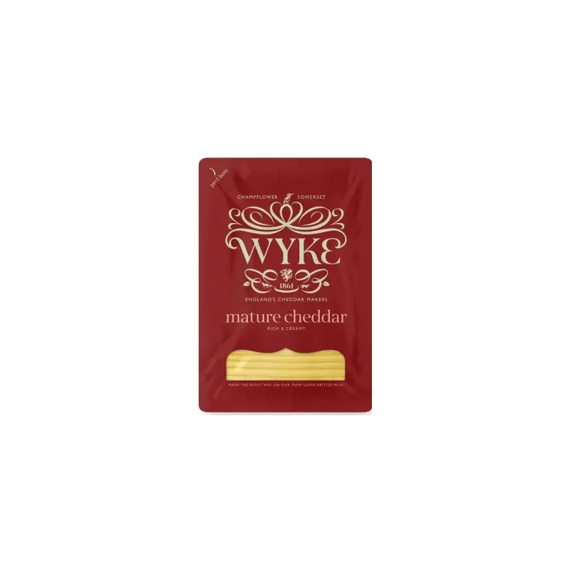 WYKE FARMS Cheddar 8 Tranches - 160g