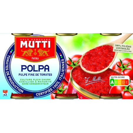 Pulpe Fine de Tomates - 400g